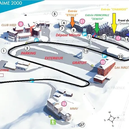 Aime 2000 - 3/4 Pers - Aime 2000 - Partie Zodiaque - Plagne Aime 2000 Mae-9264 Apartment